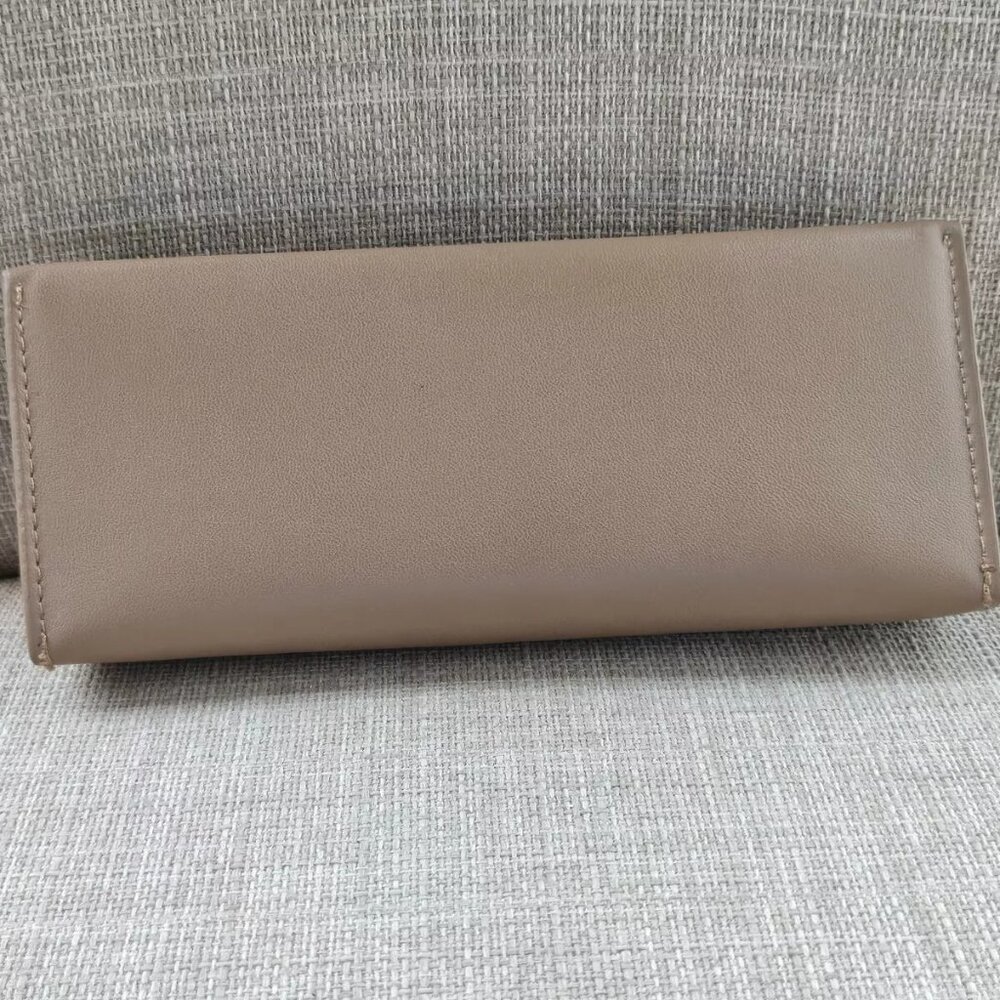 Burberry London England Glasses Case Semi Hard Case Brown Leather Triangle Case - Picture 5 of 13